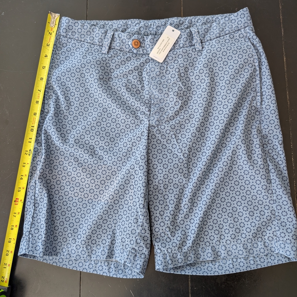 Men's Blue Geometric Print Shorts
